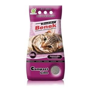 Sable pour chats Super Benek Lavande 10 L