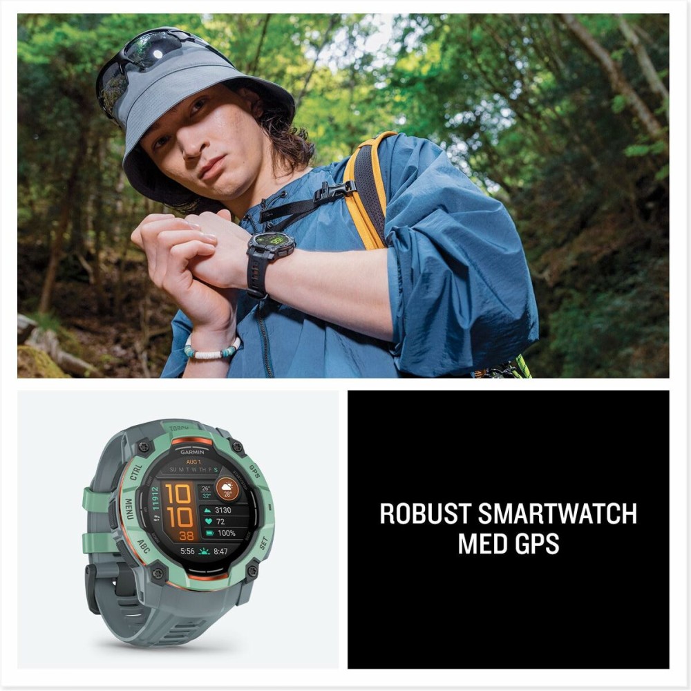 Montre Homme GARMIN 010-03020-01 Noir Vert