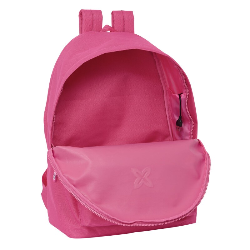 Laptop Backpack Munich Basic Fuchsia 31 x 44 x 18 cm