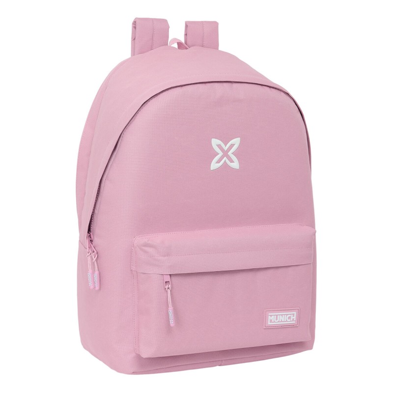 Laptop Backpack Munich Basic Pink 31 x 44 x 18 cm