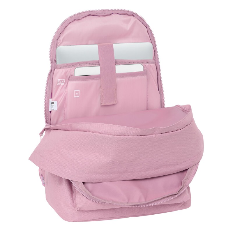 Laptop Backpack Munich Basic Pink 31 x 44 x 18 cm