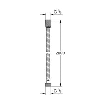 Duschkopf Grohe Grau Chrome Metall