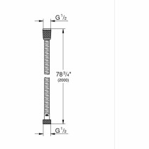 Duschkopf Grohe Grau Chrome Metall