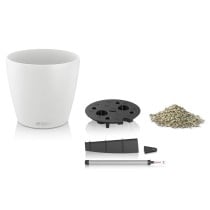 Plant pot Lechuza White polypropylene Circular