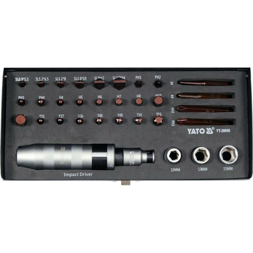 Jeu de tournevis Yato YT-28000