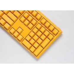 Drahtlose Tastatur Ducky DKON2108ST-PUSPDYDYYYC1 Gelb Schwarzweiß QWERTY