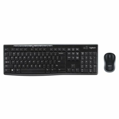 Clavier et souris sans fil Logitech 920-004512 Noir Qwerty Italien