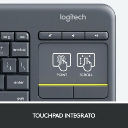 Tastatur Logitech 920-007135 Grau QWERTY