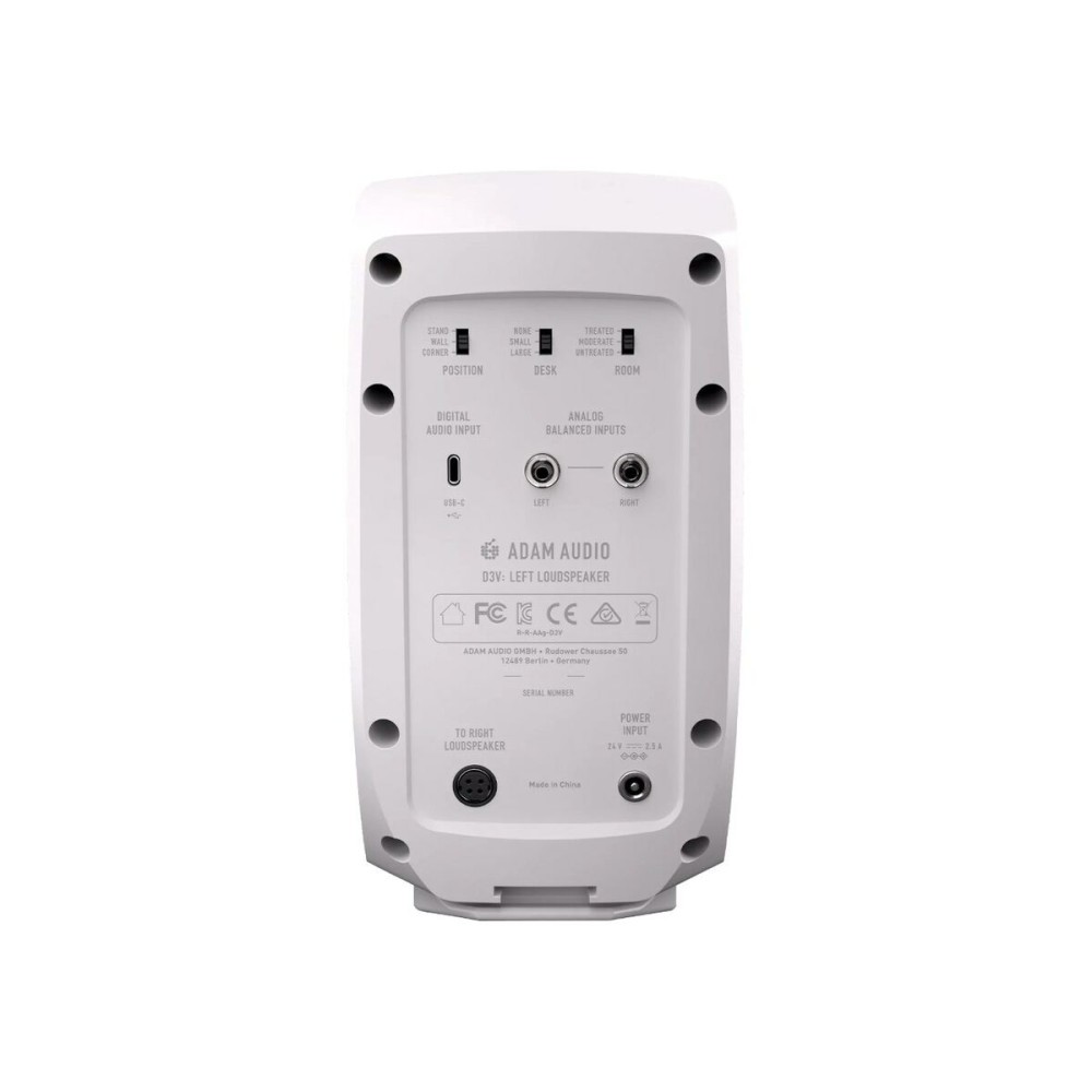 Haut-parleurs bluetooth portables Adam Audio ADAM D3V WH