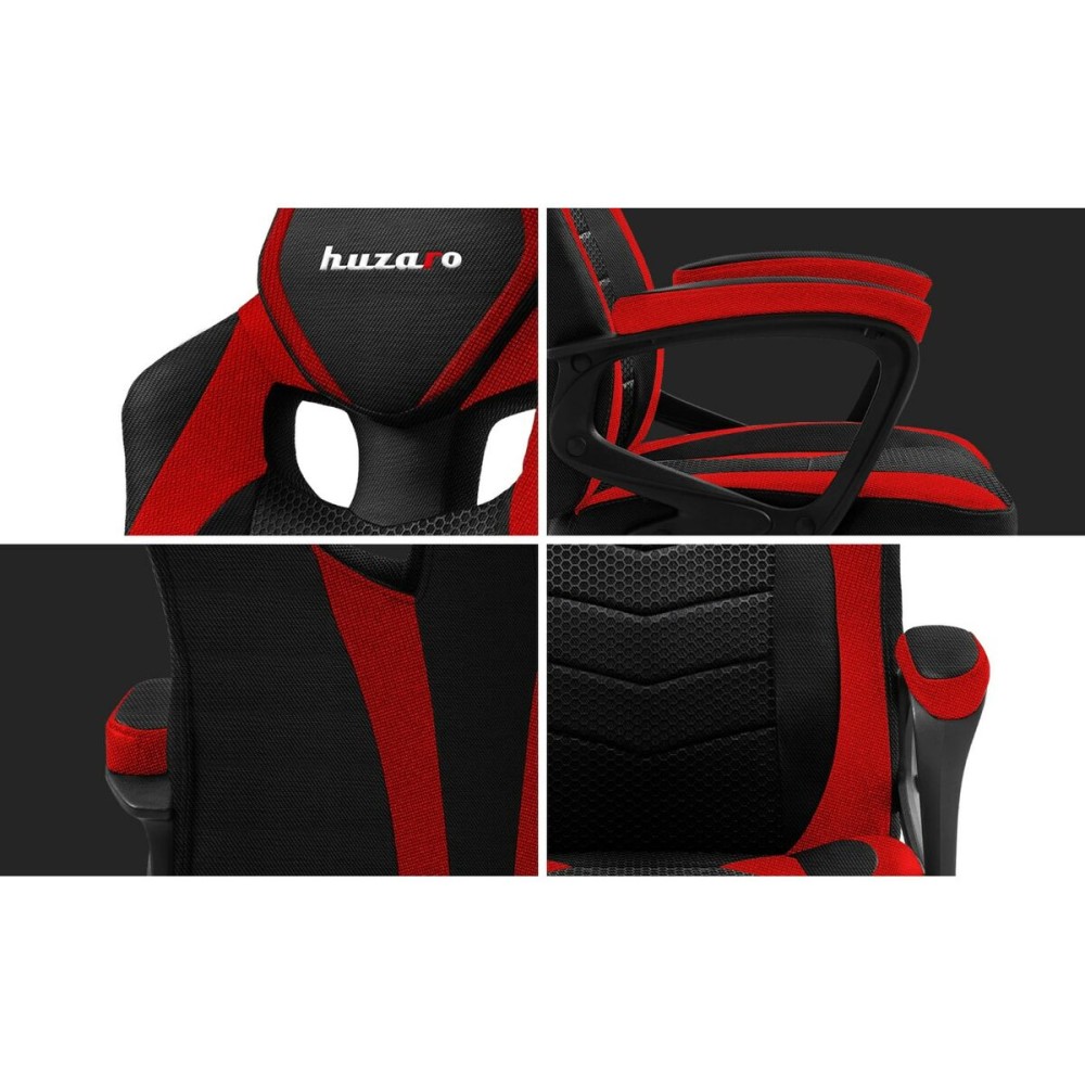 Gaming-Stuhl Huzaro FORCE 2.5 Schwarz Rot Rot/Schwarz