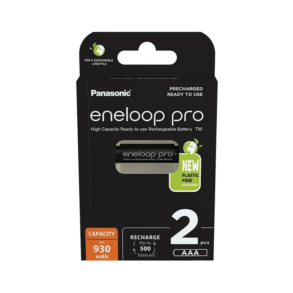Rechargeable Batteries Panasonic BK-4HCDE/2CP 1,2 V AAA