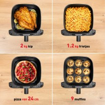 Heißluftfritteuse Tefal EY855D10 Schwarz 7,5 L