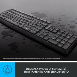 Clavier Logitech Gris QWERTY