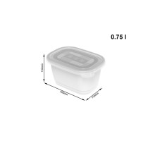 Mangeoire pour chats Rotho Transparent