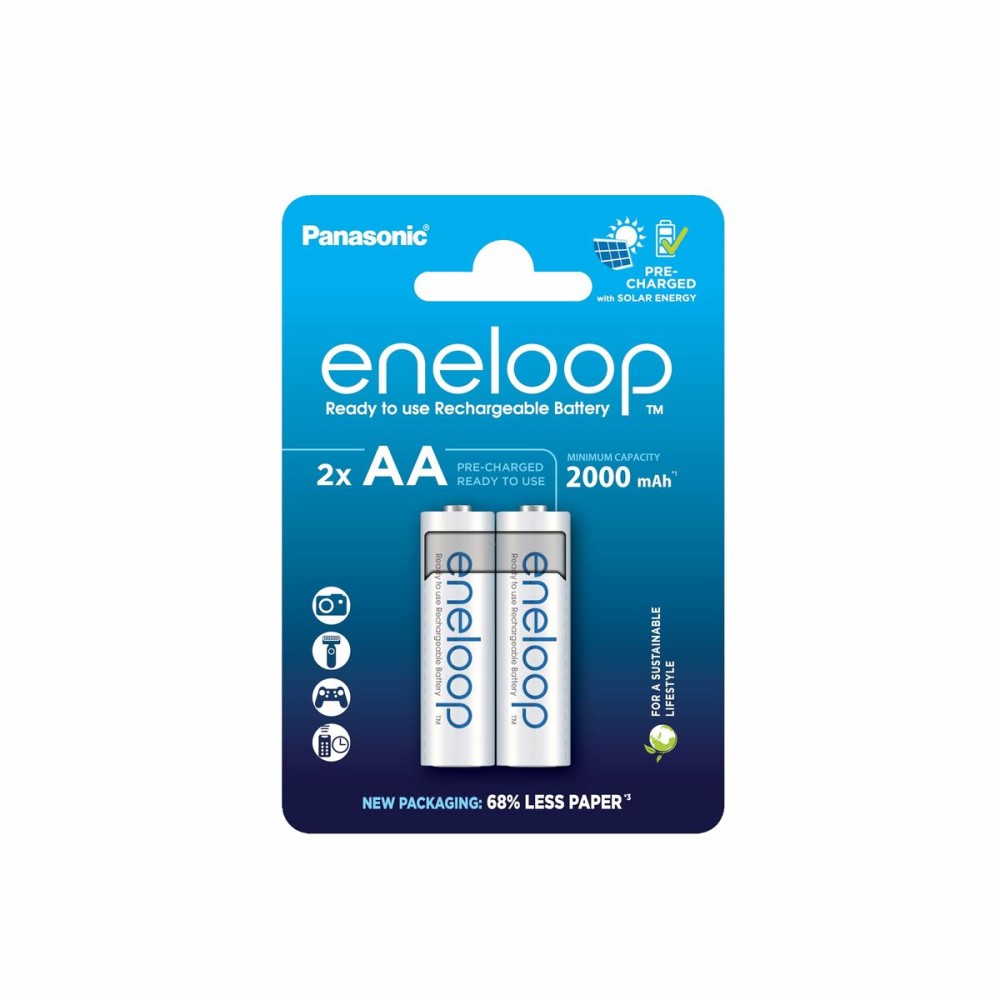 Piles Rechargeables Panasonic BK-3MCDE/2CP
