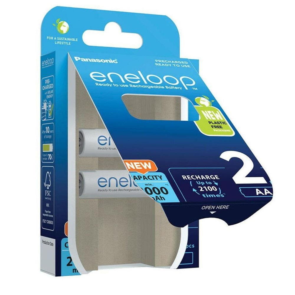 Piles Rechargeables Panasonic BK-3MCDE/2CP
