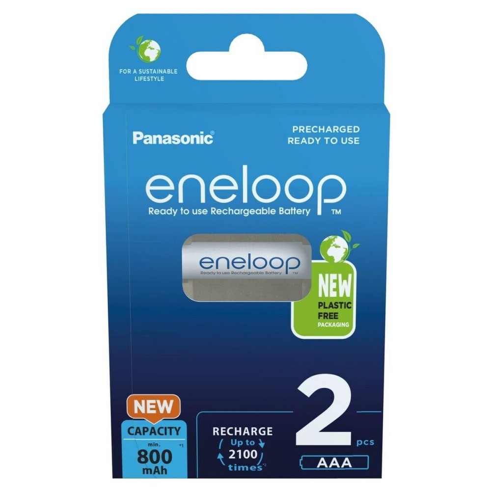 Rechargeable Batteries Panasonic BK-4MCDE/2CP