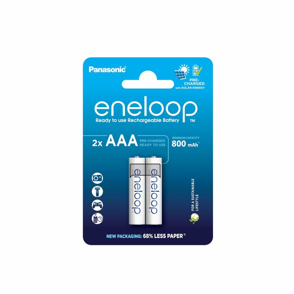Piles Rechargeables Panasonic BK-4MCDE/2CP