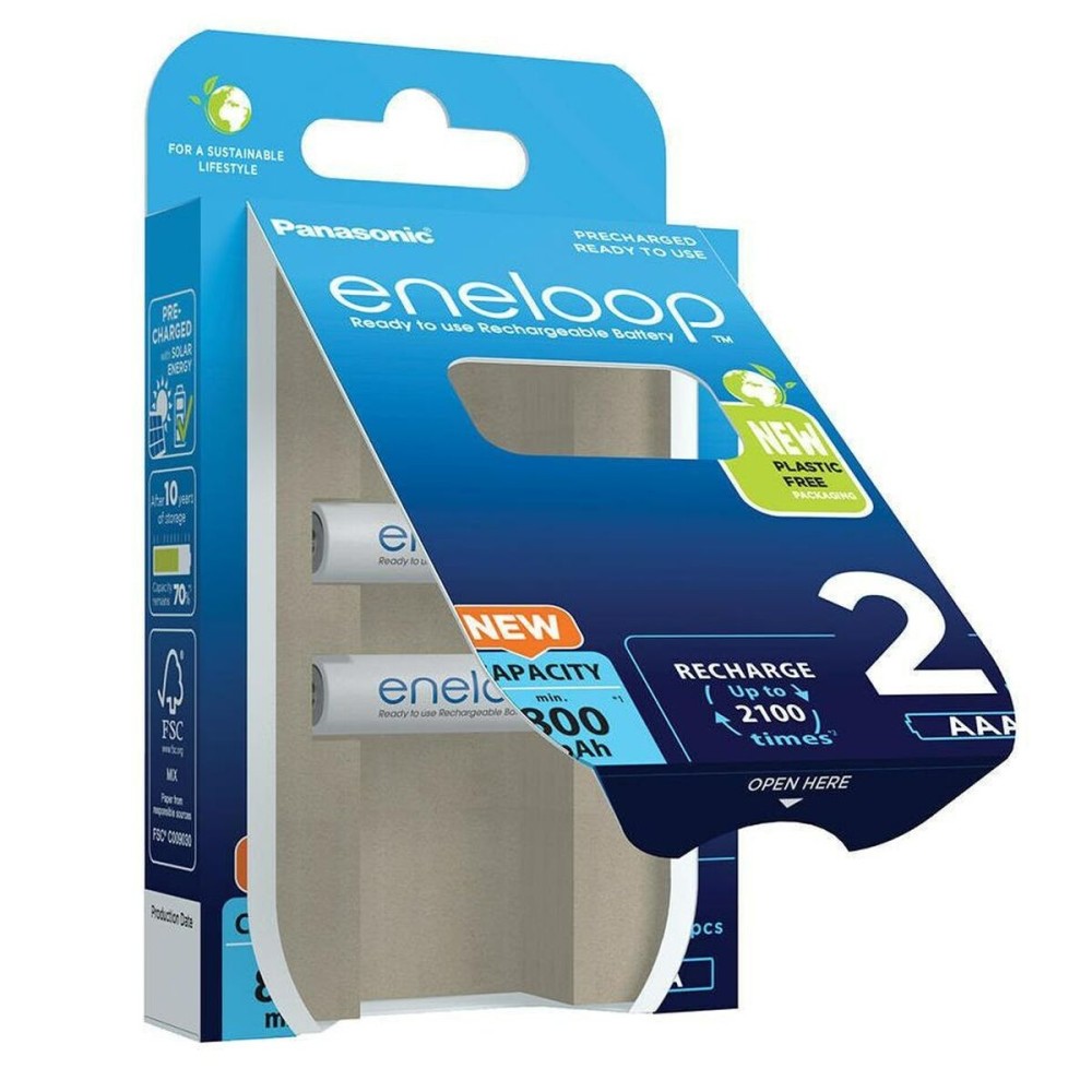 Piles Rechargeables Panasonic BK-4MCDE/2CP