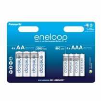 Piles Rechargeables Panasonic BK-3MCDE+4MCDE/8CP