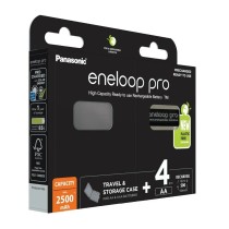 Piles Rechargeables Panasonic BK-3HCDE/4CP+CASE