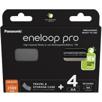 Piles Rechargeables Panasonic BK-3HCDE/4CP+CASE