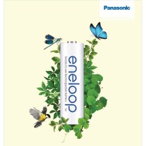 Piles Rechargeables Panasonic BK-3HCDE/4CP+CASE