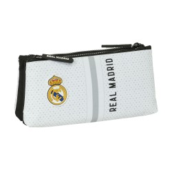 Nécessaire de Voyage Real Madrid C.F. Blanc Gris Sportif 22 x 10 x 8 cm