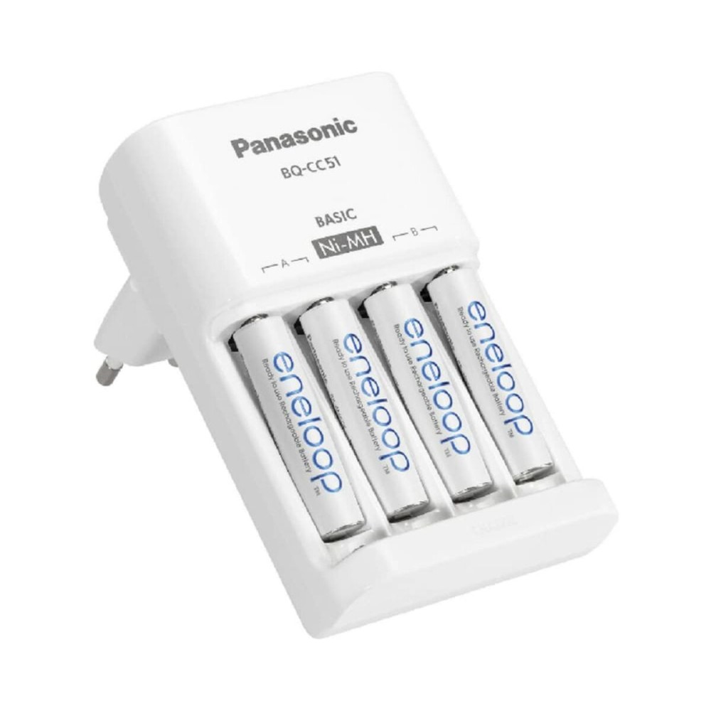 Battery charger Panasonic K-KJ51MCD40E Batteries x 4