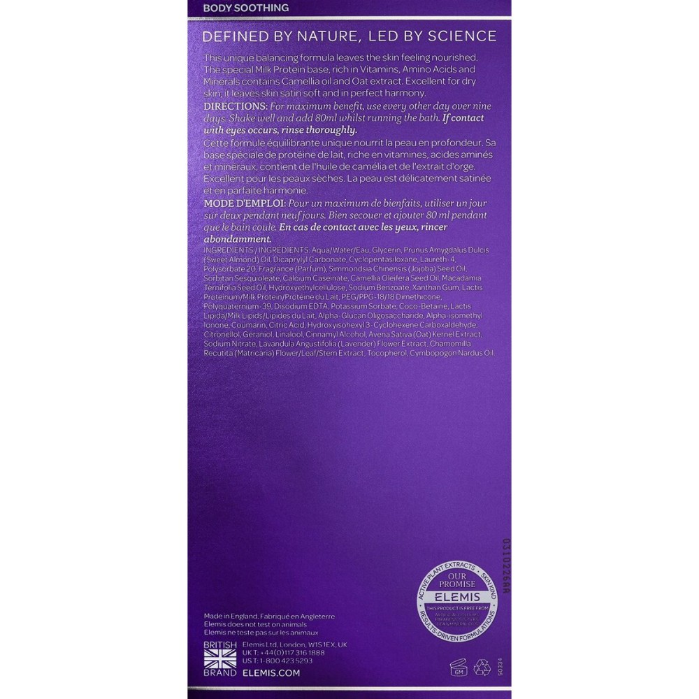 Shower Gel Elemis Bottle