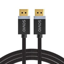 Câble DisplayPort Savio CL-176 Noir 3 m
