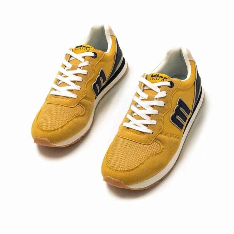 Chaussures casual homme Mustang Joggo Lottos Jaune