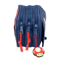 Triple Carry-all Super Mario Trick Red Dark blue 21,5 x 10 x 8 cm