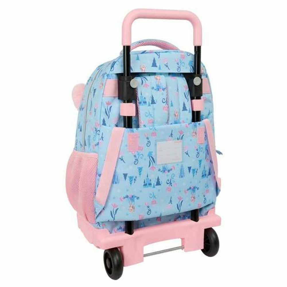 Schulrucksack mit Rädern Frozen Ice magic Blau 33 x 45 x 22 cm