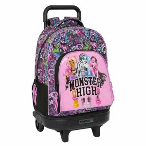 School Bag Monster High Drama Multicolour 33 x 45 x 22 cm