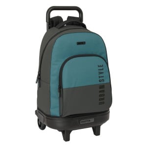 Schulrucksack mit Rädern Safta Urban style Blau Grau 33 x 45 x 22 cm