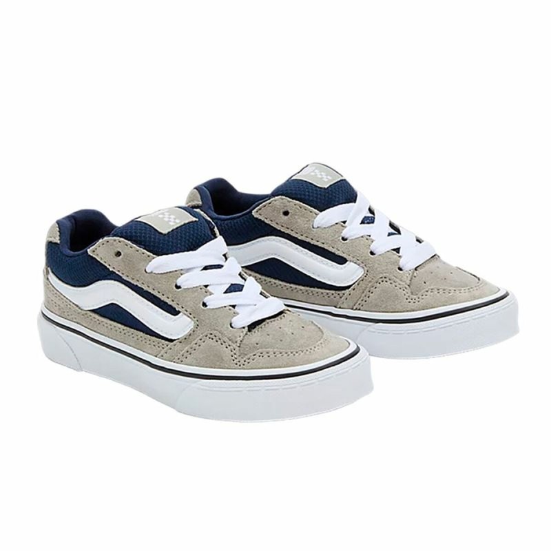 Chaussures de Sport pour Enfants Vans Caldrone Sume Beige