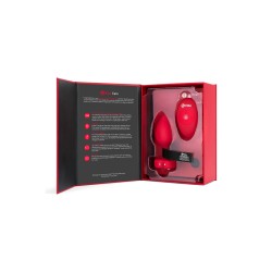 Vibromasseur B-Vibe Heart Rouge