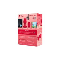 Vibromasseur B-Vibe Heart Rouge