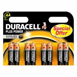 Alkaline Batteries DURACELL LR06 LR6 AA 1.5V (8 pcs)