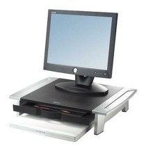 Raiser Fellowes Office Suites Monitor Silver Black 2 Units