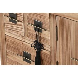 Konsole Home ESPRIT Schwarz Tanne Holz MDF 96 x 24 x 79 cm