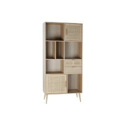 Étagère Home ESPRIT Naturel Bois de paulownia Bois MDF 90 x 37 x 189 cm