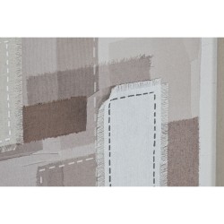 Canvas Home ESPRIT Beige Grey Abstract Modern 40 x 2,5 x 50 cm (2 Units)