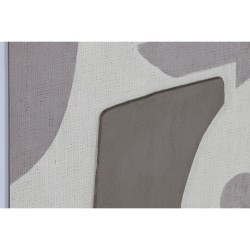 Canvas Home ESPRIT Beige Grey Abstract Modern 40 x 3 x 50 cm (2 Units)