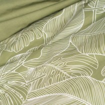 Housse de Couette SUNSHINE TODAY Floral Vert 240 x 260 cm