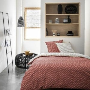 Duvet cover set TODAY Sunshine 8.20 White Maroon rouge Jaune 240 x 260 cm