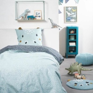 Bettbezug-Set TODAY Funny 2.2 Blau Einzelbett 140 x 200 cm
