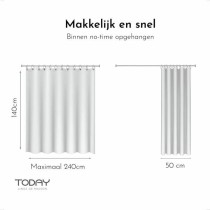 Rideau TODAY Essential Blanc 140 x 240 cm