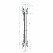 Tuyau de douche Rousseau Gris Acier inoxydable 185 cm